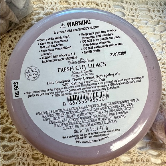 SOLD B & BW Candles SOLD - Picture 2 of 2